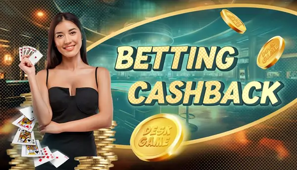 betting cashback at desk game casino!