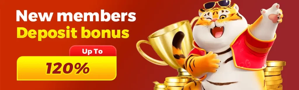 new member deposit bonus up to P120% at IQ777 Casino!