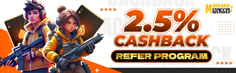 refer program up to 2.5% cashback!