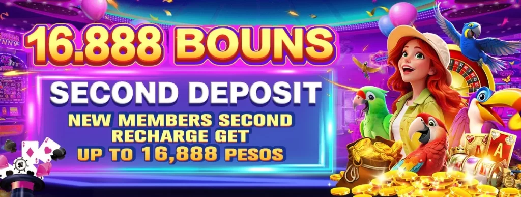 P16,888 bonus on second deposit!