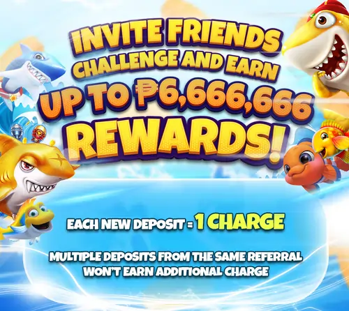 invite friends and earn up to P6,666,666 rewards!