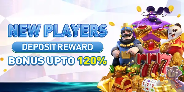 new players deposit rewards up to 120%