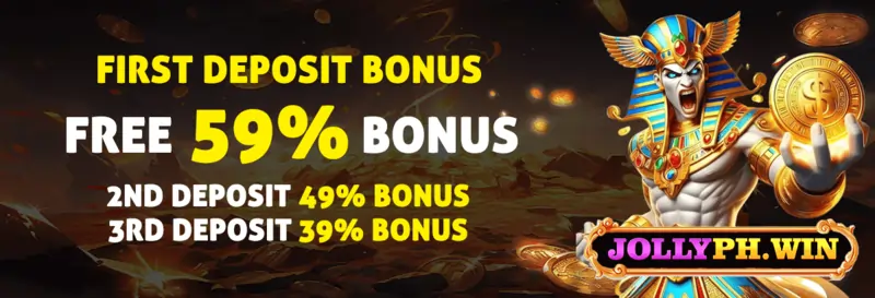 first deposit get 59% bonus at jollyph22 register