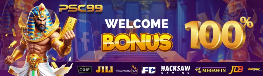 psc99 casino welcome bonus up to 100%