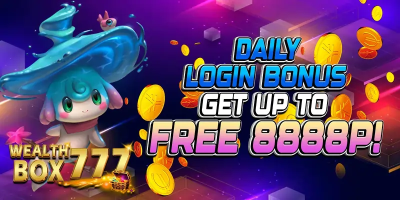 daily login bonus get free P8,888!